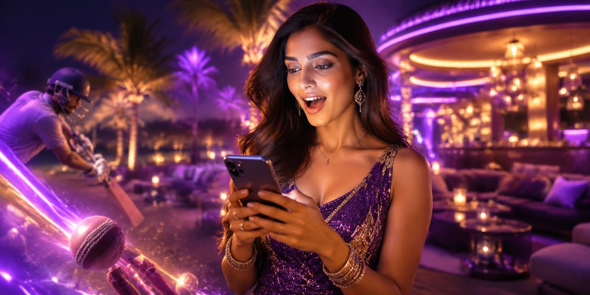 Cricket lovers relaxing on a beach in Goa watching matches and placing bets on mobile